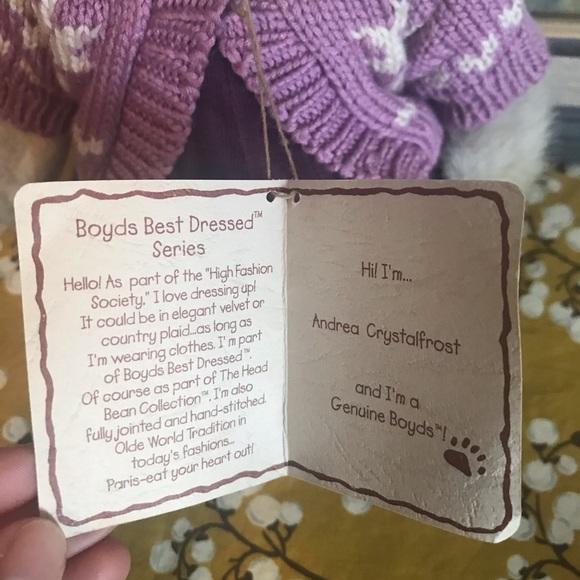 Boyds Bear Collection, Andrea Crystalfrost - Picture 5 of 8